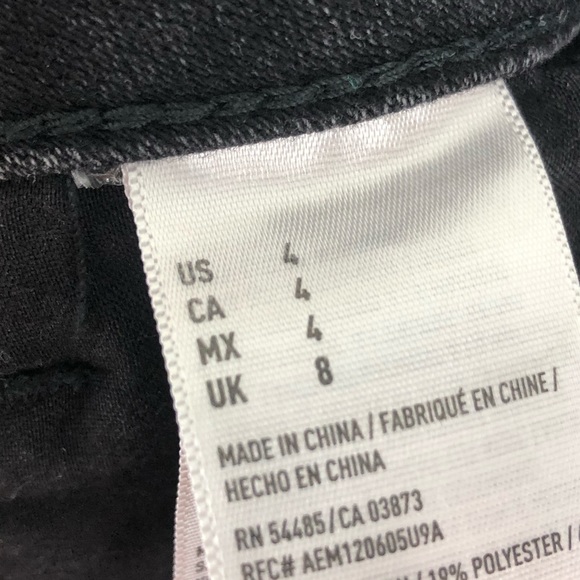 American eagle hi-rise shortie denim shorts 0225 - Picture 9 of 13